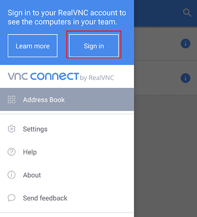 free vnc server app for google