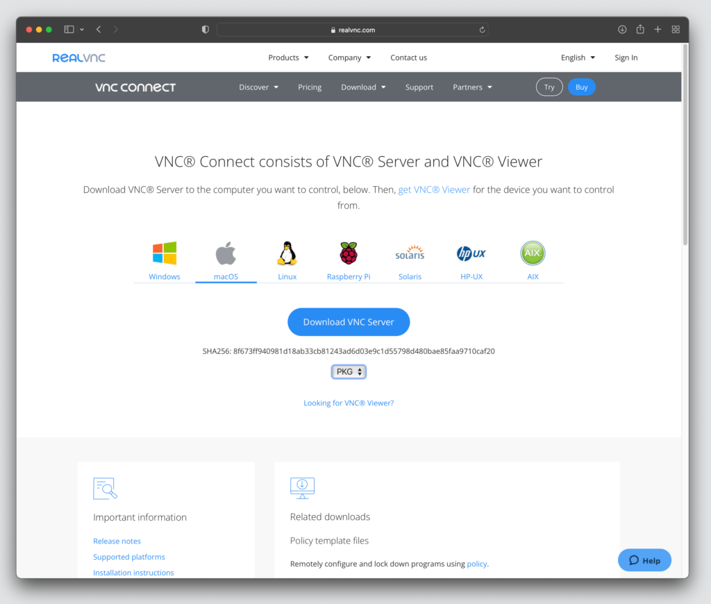 windows vnc client for mac screen sharing