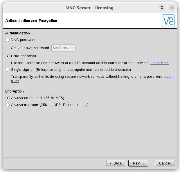 How to install VNC Server on Ubuntu VNC Connect cloud encryption